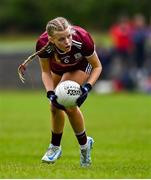 8 June 2025; Action from the LGFA All-Ireland U14 Platinum Final match between Cork and Galway at Nenagh Éire Óg GAA Club in Nenagh, Tipperary. Photo by Tyler Miller/Sportsfile