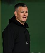 7 June 2025; British & Irish Lions assistant coach Jonathan Sexton before the United Rugby Championship semi-final match between Leinster and Glasgow Warriors at the Aviva Stadium in Dublin. Photo by Brendan Moran/Sportsfile