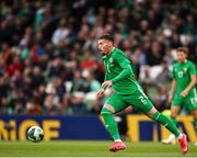 6 June 2025; Matt Doherty of Republic of Ireland during the international friendly match between Republic of Ireland and Senegal at the Aviva Stadium in Dublin. Photo by Michael P Ryan/Sportsfile