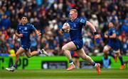 7 June 2025; Jamie Osborne of Leinster during the United Rugby Championship semi-final match between Leinster and Glasgow Warriors at the Aviva Stadium in Dublin. Photo by Brendan Moran/Sportsfile