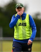 8 June 2025; Tipperary manager Francis Hennessy during the LGFA All-Ireland U14 Silver Final match between Tipperary and Cavan at Coralstown/Kinnegad GAA in Westmeath. Photo by Ben McShane/Sportsfile