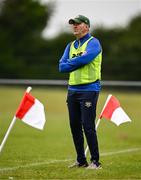 8 June 2025; Tipperary manager Francis Hennessy during the LGFA All-Ireland U14 Silver Final match between Tipperary and Cavan at Coralstown/Kinnegad GAA in Westmeath. Photo by Ben McShane/Sportsfile