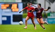 8 June 2025; Action from the LGFA All-Ireland U14 Platinum Final match between Cork and Galway at Nenagh Éire Óg GAA Club in Nenagh, Tipperary. Photo by Tyler Miller/Sportsfile