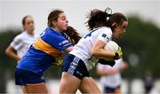 8 June 2025; Action during the LGFA All-Ireland U14 Silver Final match between Tipperary and Cavan at Coralstown/Kinnegad GAA in Westmeath. Photo by Ben McShane/Sportsfile