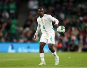 6 June 2025; Habib Diarra of Senegal during the international friendly match between Republic of Ireland and Senegal at the Aviva Stadium in Dublin. Photo by Michael P Ryan/Sportsfile