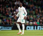 6 June 2025; Cherif Ndiaye of Senegal during the international friendly match between Republic of Ireland and Senegal at the Aviva Stadium in Dublin. Photo by Michael P Ryan/Sportsfile