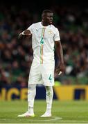 6 June 2025; Abdoulaye Seck of Senegal during the international friendly match between Republic of Ireland and Senegal at the Aviva Stadium in Dublin. Photo by Michael P Ryan/Sportsfile