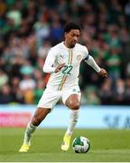 6 June 2025; Abdou Diallo of Senegal during the international friendly match between Republic of Ireland and Senegal at the Aviva Stadium in Dublin. Photo by Michael P Ryan/Sportsfile