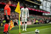 6 June 2025; Krépin Diatta of Senegal during the international friendly match between Republic of Ireland and Senegal at the Aviva Stadium in Dublin. Photo by Michael P Ryan/Sportsfile