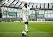 6 June 2025; Krépin Diatta of Senegal during the international friendly match between Republic of Ireland and Senegal at the Aviva Stadium in Dublin. Photo by Michael P Ryan/Sportsfile