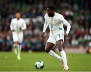 6 June 2025; Boulaye Dia of Senegal during the international friendly match between Republic of Ireland and Senegal at the Aviva Stadium in Dublin. Photo by Michael P Ryan/Sportsfile
