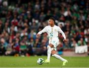 6 June 2025; Ismail Jakobs of Senegal during the international friendly match between Republic of Ireland and Senegal at the Aviva Stadium in Dublin. Photo by Michael P Ryan/Sportsfile