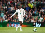 6 June 2025; Habib Diarra of Senegal during the international friendly match between Republic of Ireland and Senegal at the Aviva Stadium in Dublin. Photo by Michael P Ryan/Sportsfile