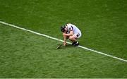 8 June 2025; Galway goalkeeper Darragh Walsh after his side's defeat in the Leinster GAA Senior Hurling Championship final match between Kilkenny and Galway at Croke Park in Dublin. Photo by Piaras Ó Mídheach/Sportsfile