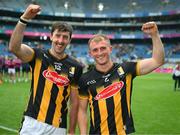 8 June 2025; Billy Ryan, left, and Mikey Butler of Kilkenny after the Leinster GAA Senior Hurling Championship final match between Kilkenny and Galway at Croke Park in Dublin. Photo by Ray McManus/Sportsfile