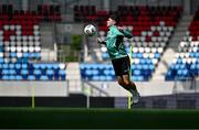 9 June 2025; Robbie Brady during a Republic of Ireland training session at the Stade de Luxembourg in Luxembourg. Photo by Stephen McCarthy/Sportsfile