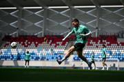 9 June 2025; Matt Doherty during a Republic of Ireland training session at the Stade de Luxembourg in Luxembourg. Photo by Stephen McCarthy/Sportsfile