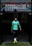 9 June 2025; Andrew Omobamidele during a Republic of Ireland training session at the Stade de Luxembourg in Luxembourg. Photo by Stephen McCarthy/Sportsfile