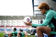 9 June 2025; John Joe Patrick Finn during a Republic of Ireland training session at the Stade de Luxembourg in Luxembourg. Photo by Stephen McCarthy/Sportsfile
