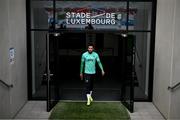 9 June 2025; Andrew Omobamidele during a Republic of Ireland training session at the Stade de Luxembourg in Luxembourg. Photo by Stephen McCarthy/Sportsfile