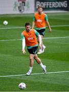9 June 2025; Matt Doherty during a Republic of Ireland training session at the Stade de Luxembourg in Luxembourg. Photo by Stephen McCarthy/Sportsfile
