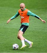9 June 2025; Will Smallbone during a Republic of Ireland training session at the Stade de Luxembourg in Luxembourg. Photo by Stephen McCarthy/Sportsfile