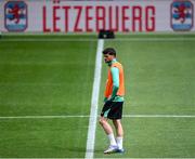 9 June 2025; Troy Parrott during a Republic of Ireland training session at the Stade de Luxembourg in Luxembourg. Photo by Stephen McCarthy/Sportsfile