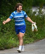 9 June 2025; John McKee arrives for a Leinster Rugby squad training session at UCD in Dublin. Photo by Piaras Ó Mídheach/Sportsfile