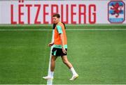9 June 2025; Kasey McAteer during a Republic of Ireland training session at the Stade de Luxembourg in Luxembourg. Photo by Stephen McCarthy/Sportsfile