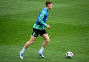 9 June 2025; Jake O'Brien during a Republic of Ireland training session at the Stade de Luxembourg in Luxembourg. Photo by Stephen McCarthy/Sportsfile