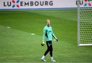 9 June 2025; Goalkeeper Caoimhin Kelleher during a Republic of Ireland training session at the Stade de Luxembourg in Luxembourg. Photo by Stephen McCarthy/Sportsfile
