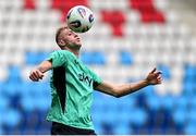 9 June 2025; Killian Phillips during a Republic of Ireland training session at the Stade de Luxembourg in Luxembourg. Photo by Stephen McCarthy/Sportsfile