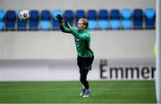 9 June 2025; Goalkeeper Caoimhin Kelleher during a Republic of Ireland training session at the Stade de Luxembourg in Luxembourg. Photo by Stephen McCarthy/Sportsfile