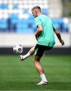 9 June 2025; Killian Phillips during a Republic of Ireland training session at the Stade de Luxembourg in Luxembourg. Photo by Stephen McCarthy/Sportsfile
