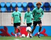 9 June 2025; John Joe Patrick Finn during a Republic of Ireland training session at the Stade de Luxembourg in Luxembourg. Photo by Stephen McCarthy/Sportsfile