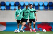 9 June 2025; Jack Taylor during a Republic of Ireland training session at the Stade de Luxembourg in Luxembourg. Photo by Stephen McCarthy/Sportsfile