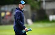 9 June 2025; Head coach Leo Cullen during a Leinster Rugby squad training session at UCD in Dublin. Photo by Piaras Ó Mídheach/Sportsfile