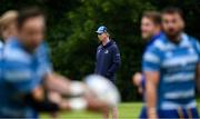 9 June 2025; Head coach Leo Cullen during a Leinster Rugby squad training session at UCD in Dublin. Photo by Piaras Ó Mídheach/Sportsfile