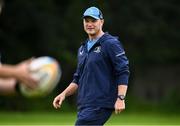 9 June 2025; Assistant coach Tyler Bleyendaal during a Leinster Rugby squad training session at UCD in Dublin. Photo by Piaras Ó Mídheach/Sportsfile