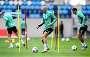 9 June 2025; Will Smallbone during a Republic of Ireland training session at the Stade de Luxembourg in Luxembourg. Photo by Stephen McCarthy/Sportsfile