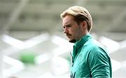 9 June 2025; Goalkeeper Caoimhin Kelleher during a Republic of Ireland training session at the Stade de Luxembourg in Luxembourg. Photo by Stephen McCarthy/Sportsfile