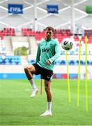 9 June 2025; Kasey McAteer during a Republic of Ireland training session at the Stade de Luxembourg in Luxembourg. Photo by Stephen McCarthy/Sportsfile
