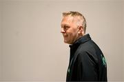 9 June 2025; Head coach Heimir Hallgrimsson during a Republic of Ireland press conference at the Stade de Luxembourg in Luxembourg. Photo by Stephen McCarthy/Sportsfile