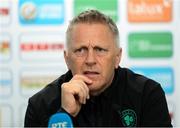 9 June 2025; Head coach Heimir Hallgrimsson during a Republic of Ireland press conference at the Stade de Luxembourg in Luxembourg. Photo by Stephen McCarthy/Sportsfile