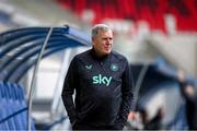 9 June 2025; FAI board member and chair of the international and high performance committee Packie Bonner during a Republic of Ireland training session at the Stade de Luxembourg in Luxembourg. Photo by Stephen McCarthy/Sportsfile