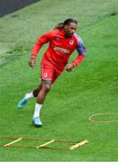 9 June 2025; Gerson Rodrigues during a Luxembourg training session at the Stade de Luxembourg in Luxembourg. Photo by Stephen McCarthy/Sportsfile