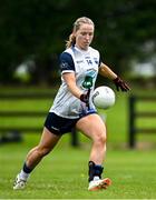 8 June 2025; Bríd McMaugh of Waterford converts a free during the TG4 All-Ireland Senior Championship match between Waterford and Dublin at Dungarvan GAA Club in Dungarvan, Waterford. Photo by Seb Daly/Sportsfile
