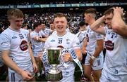 8 June 2025; Muiris Curtin of Kildare after the Joe McDonagh Cup final match between Kildare and Laois at Croke Park in Dublin. Photo by Ramsey Cardy/Sportsfile