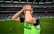 8 June 2025; Kildare manager Brian Dowling after the Joe McDonagh Cup final match between Kildare and Laois at Croke Park in Dublin. Photo by Ramsey Cardy/Sportsfile