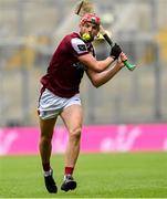 8 June 2025; TJ Brennan of Galway during the Leinster GAA Senior Hurling Championship final match between Kilkenny and Galway at Croke Park in Dublin. Photo by Ramsey Cardy/Sportsfile